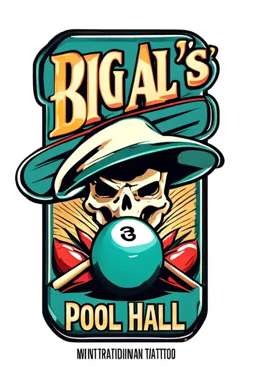 Sign Saying Big Al's Pool Hall