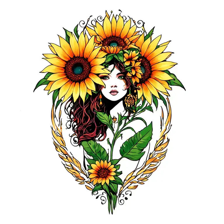 Gemini Witch Girassol Fogo