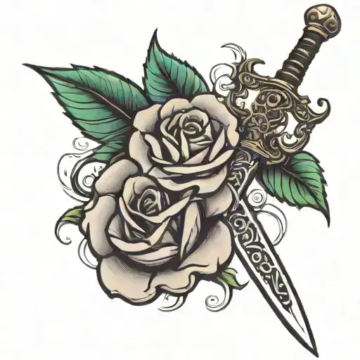 Sleep Token Sword And Rose