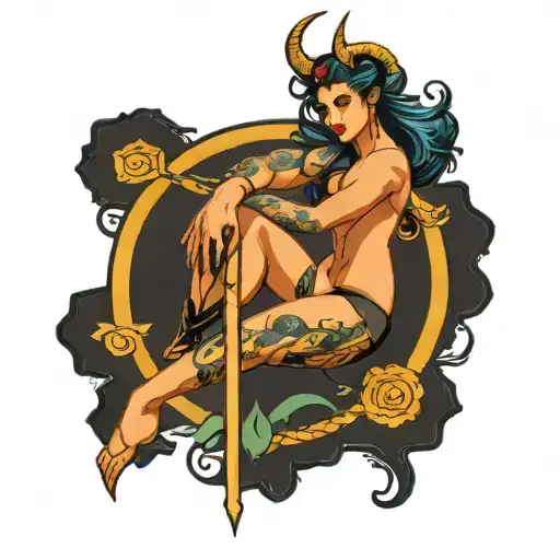 Capricorn Pole Dancer