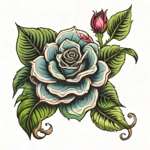 Rose 3D Tropical Plant