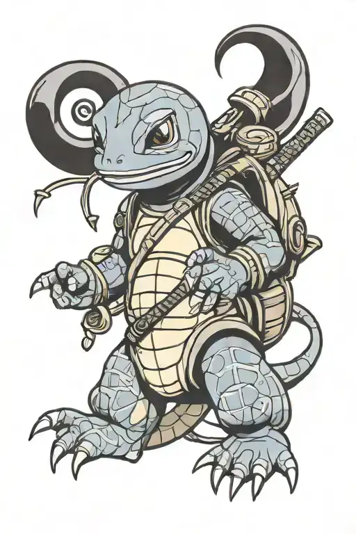 Squirtleas A Naruto Ninja Tattoo Design