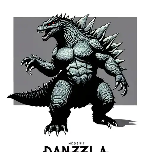 Godzilla With The Name Danzilla