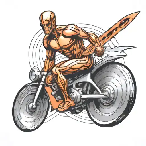 Silver Surfer On A Copper Board