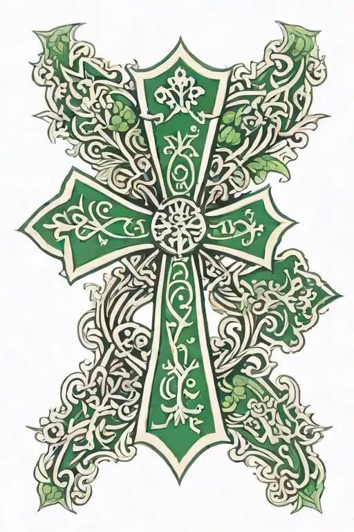 Polish Irish Catholic Cross