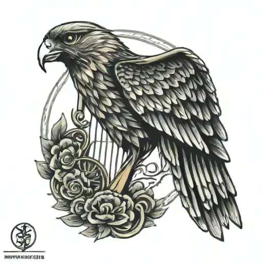 Polish Falcon Irish Harp