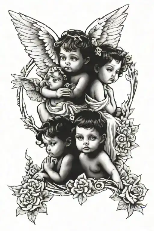3 Wise Angel Babies