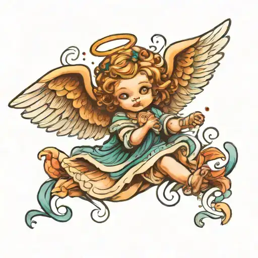 A Little Angel Flying