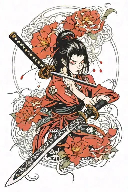 Katana By Shinobu Shoko And Katana By Kamisato Ayaka