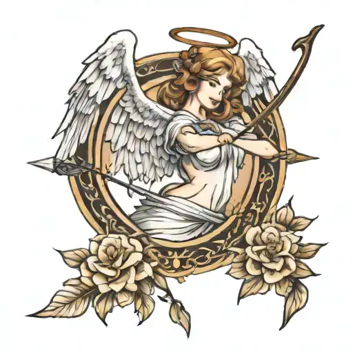 Angel With Bow And Arrow