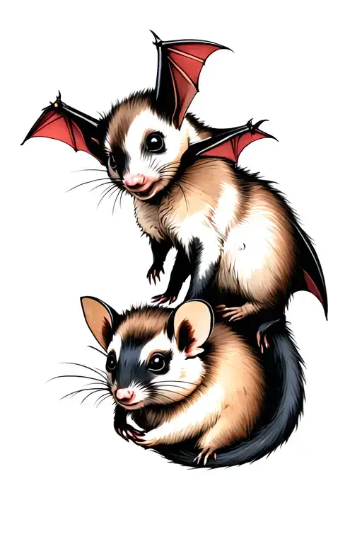 Bat And Possum