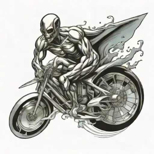Silver Surfer Smoking