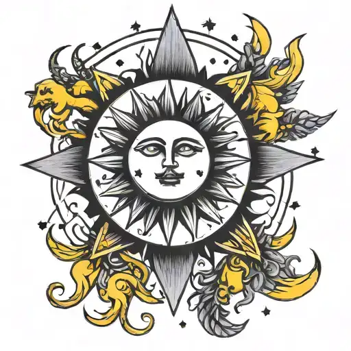 Sun And Moon Dark And Bright