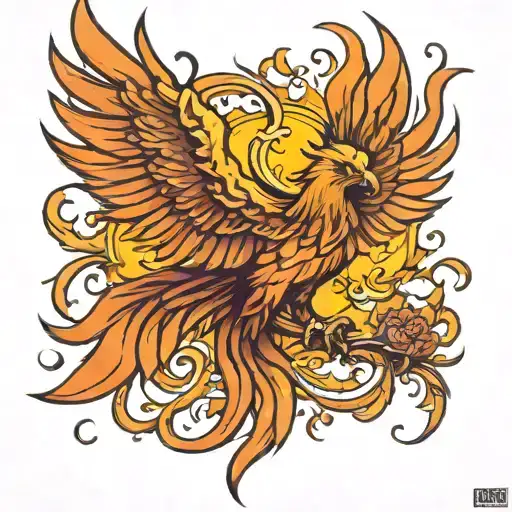 Phoenix Rising From The Ashes