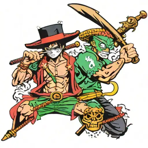 Zoro One Piece And Brook One Piece