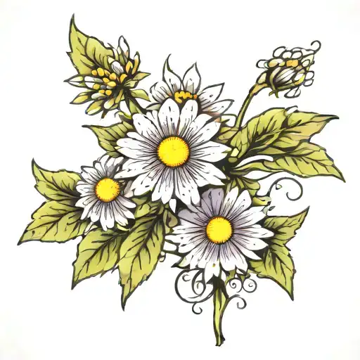 Dandelionviolet Daisy Flower