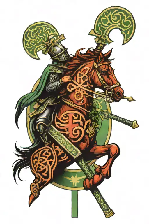 Polish Hussar Irish Celtic Cross