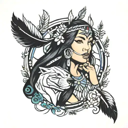 Pocahontas De Disney Style