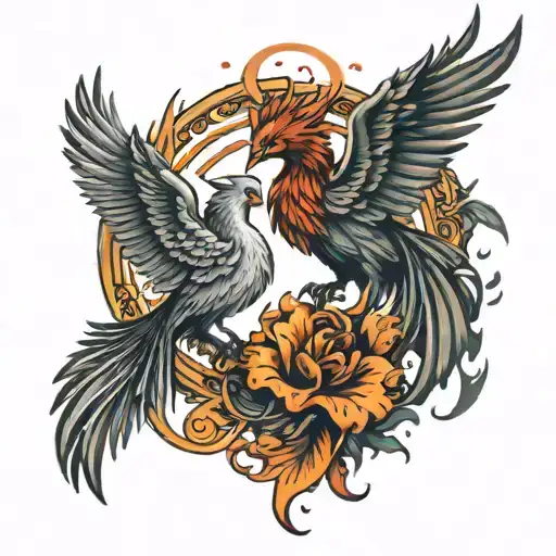 Semi Colon And Phoenix Rising