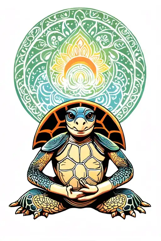 Turtle Meditating