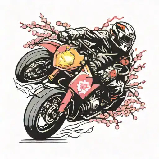 Sakura Tree Racer Moto