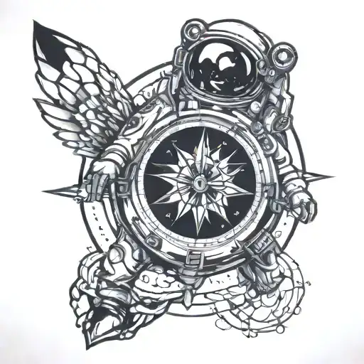 Astronaut Compass