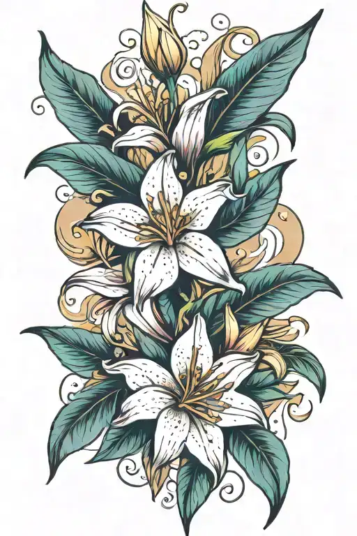 Jasmine And Lily Flowers