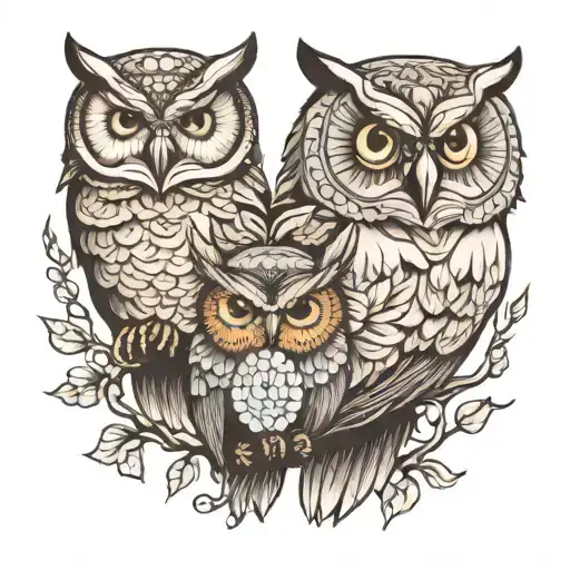 Owl And Bear