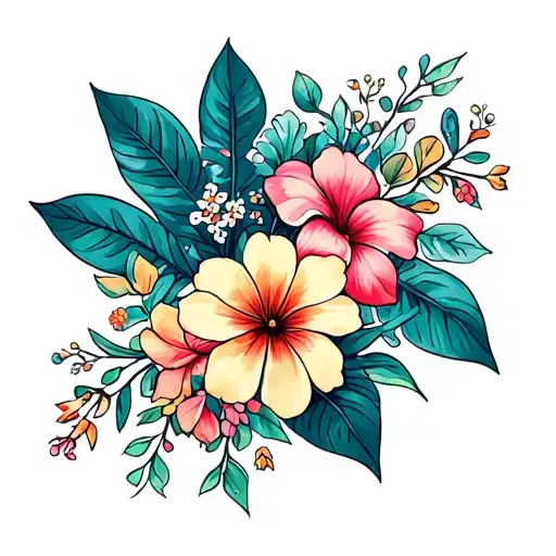 Paramedic With Hawaiian Flowers