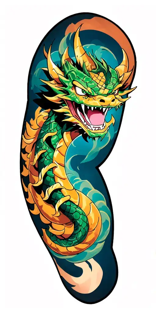 Sleeve Right Arm Shenlong Dragon Ball