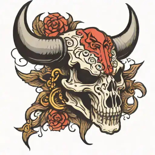 Strong Like Bull Skull