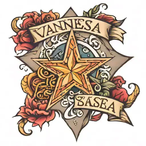 The Name Vanessa And A Star