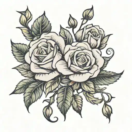 Rose With Leslie As Stem