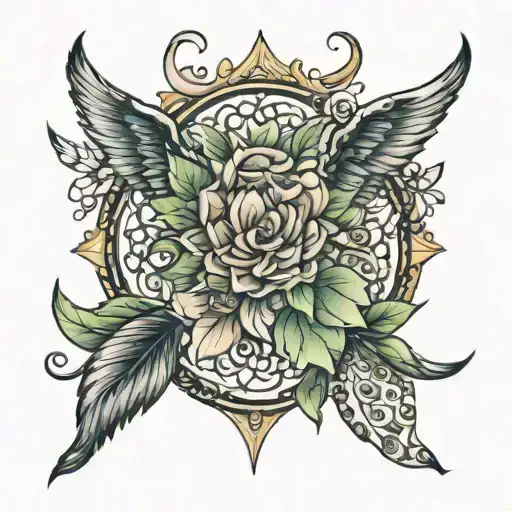 Samira Word Tatoo With Arow