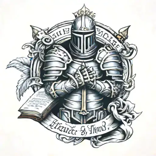 Armor With Bible Verse Intertwined