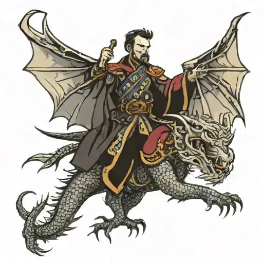 Francis Drake Dragon Flying