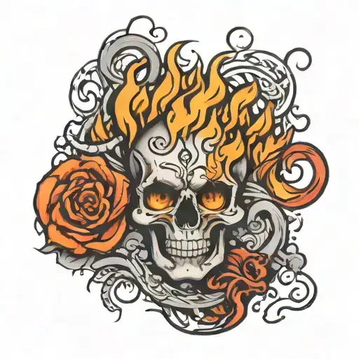 Shameock On Fire Surrounded