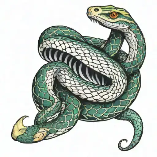 13 Wrapped In A Snake For A Girl 