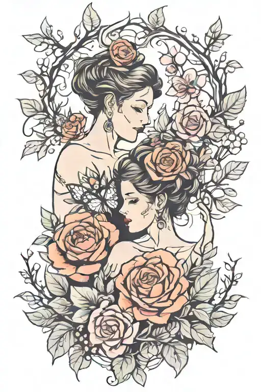 Wife And Husband Wife Nature Love