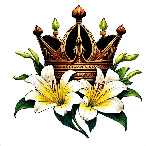 Crown Lily Flower Greek Mythology