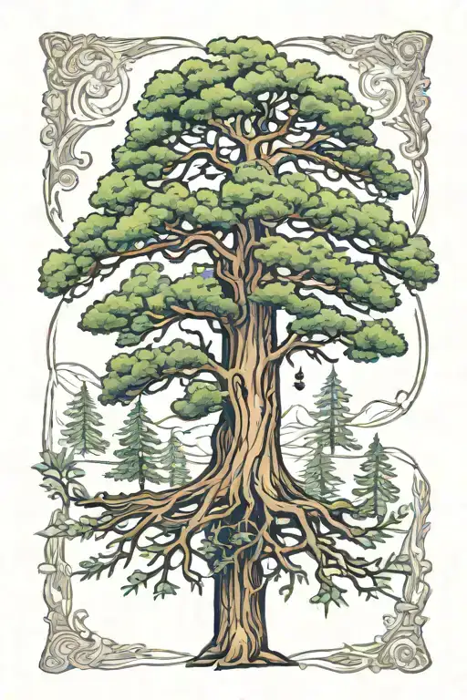 Sequoia Tree Growing