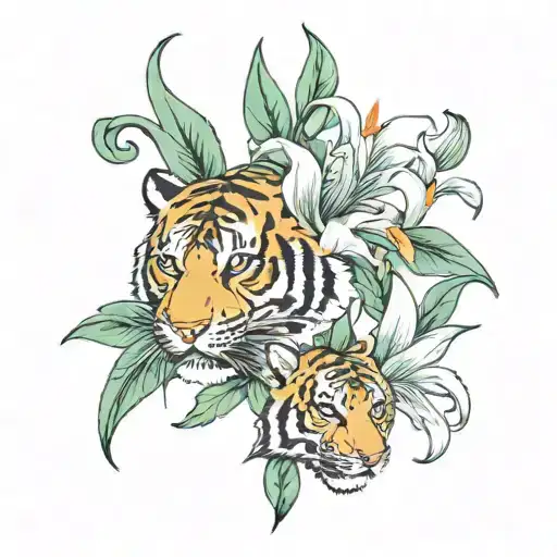 Lsu And Ou Tiger Lillies Wrapping Itself