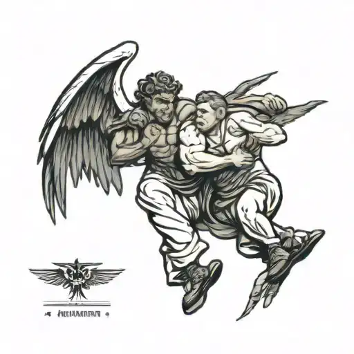 Jacob Wrestling An Angel