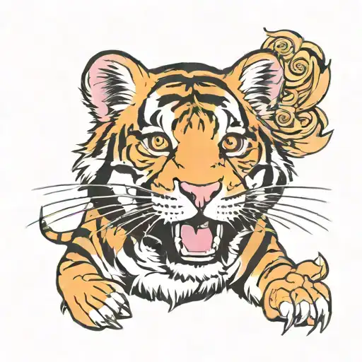 Hamster And Tiger