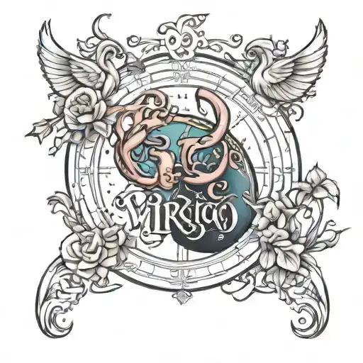 Cancer Zodiac And Virgo Combined Together