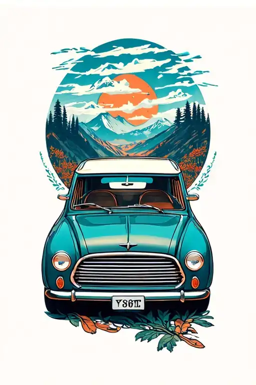 Mini Copper Car Driving