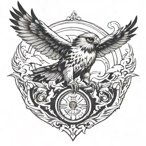 Hawk Split On Both Hands