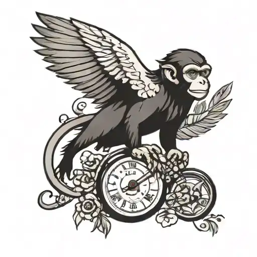Flying Monkey In A Neste