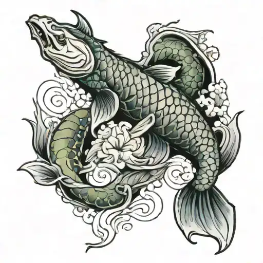 Koi Dragon Sleeve