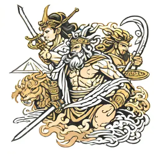 Greek Gods And Samurai